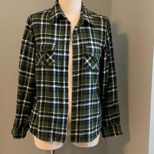 Womens Great Northwest flannel shirt. Sz M